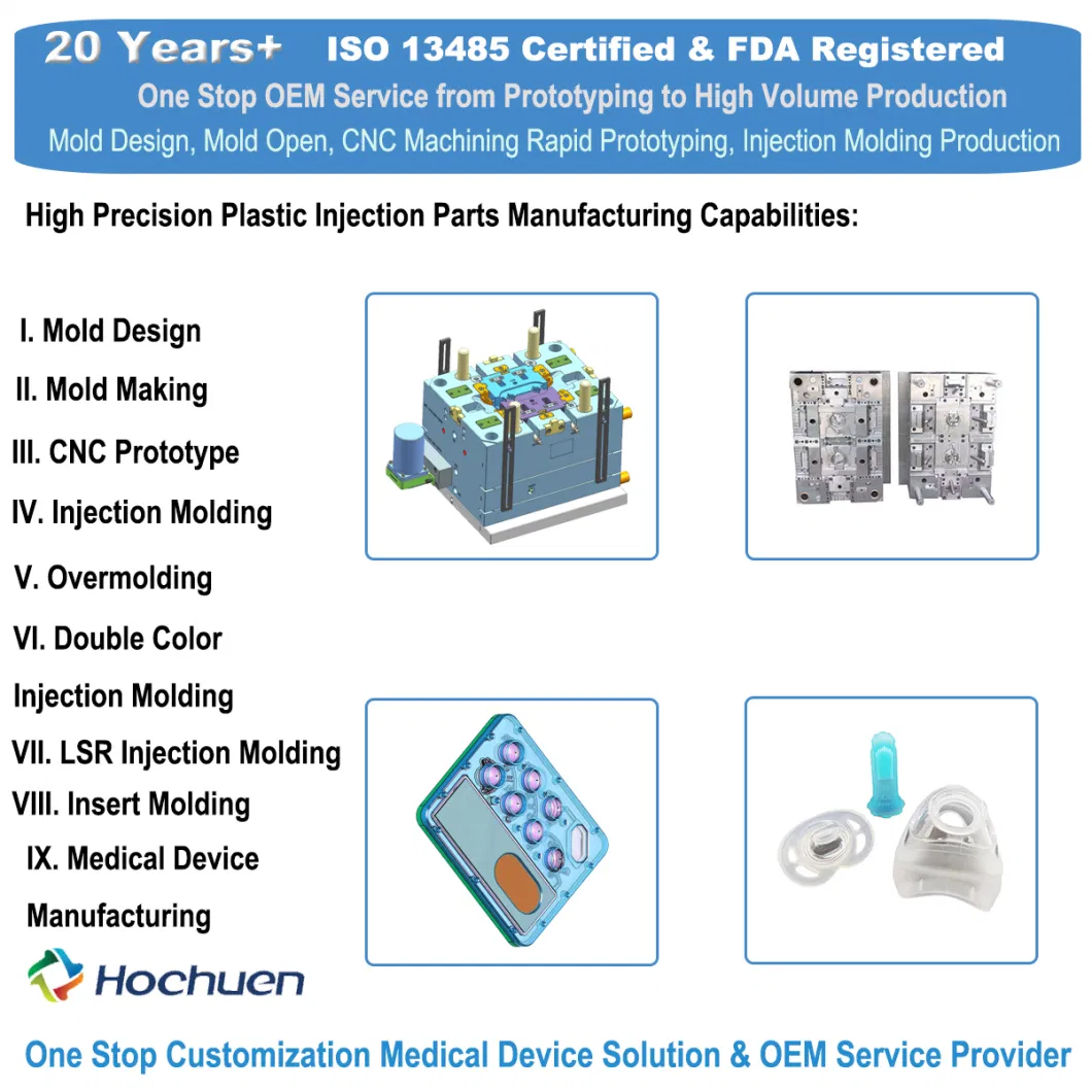 Medical Components Prototype Production Molding Insert Custom Plastic Injection Mold