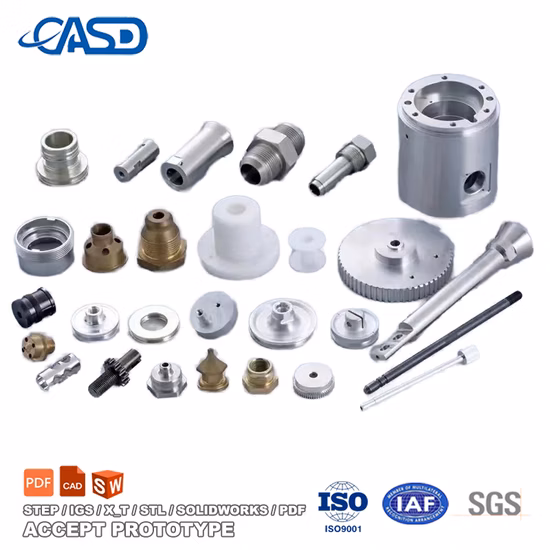 Serviços fazendo à máquina do CNC que giram a precisão alta do protótipo das peças dos acessórios da fabricação de chapa metálica da fabricação plástica